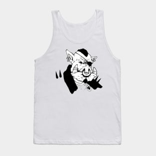 Badass boar white Tank Top